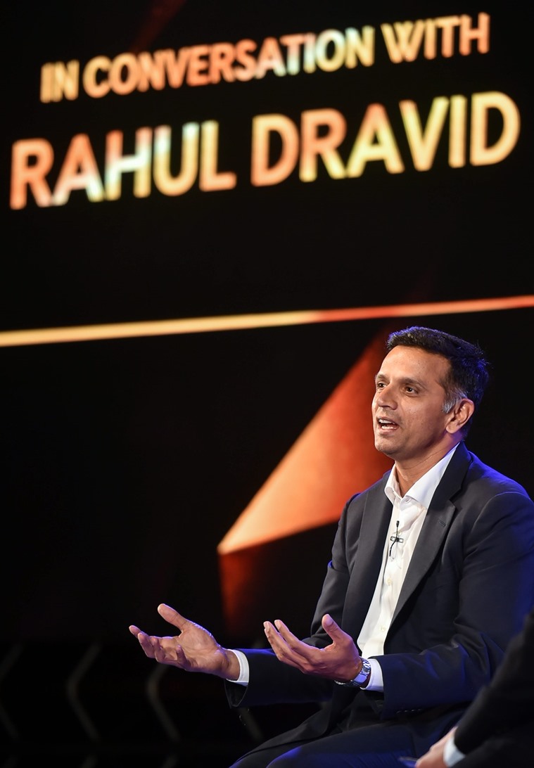 Cricketer Rahul Dravid in Mumbai