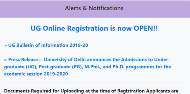 du, du admission, du admission portal, du registration open, du registration link, du ug admission, du pg admission 2019, du.ac.in, delhi univeristy, du documents needed, education news, indian express news