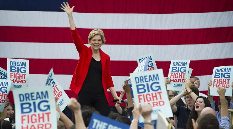 Elizabeth Warren, Elizabeth Warren 2020, Elizabeth Warren fund raise, Elizabeth Warren us president, Bernie Sanders, joe biden, us presidential elections, us presidential elections 2020 