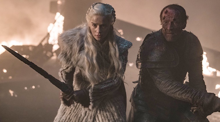 Ser Jorah Mormont Daenerys Targaryen game of thrones battle of winterfell