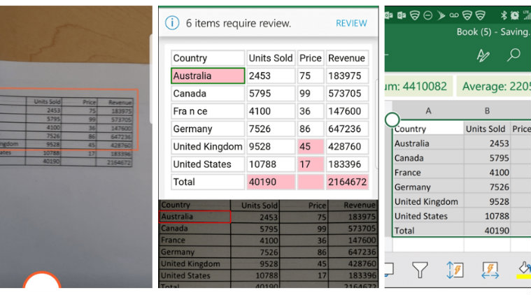 Excel Ios