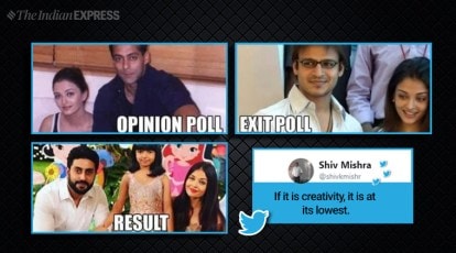 Aishwarya Rai Bachchan And Salman Khan Fucking Hard Fucking Video - Vivek Oberoi slammed for sharing 'distasteful' meme on Salman Khan, Aishwarya  Rai Bachchan | Trending News - The Indian Express