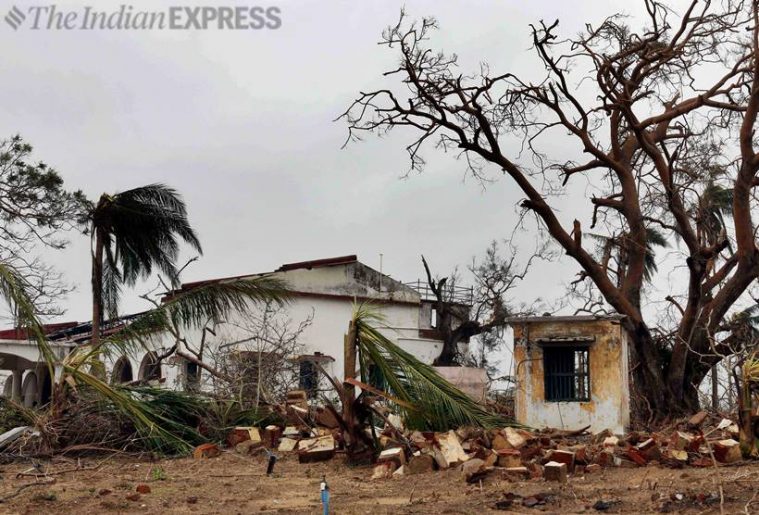 cyclone fani, cyclone odisha, cyclone fani aftermath, cyclone fani aftermath photos, cyclone fani odisha, odisha cyclone, fani cyclone, cyclone fani news, Bhubaneswar cyclone cyclone fani updates, cyclone fani news updates, cyclone fani death toll, cyclone fani relief operations, india news, Indian Express