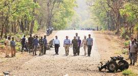 After attack on contractor’s vehicles, road construction work comes to a standstill