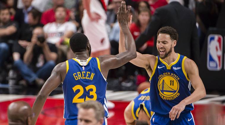 Warriors beat Blazers in OT for fifth straight NBA Finals berth | Sports News, The Indian Express