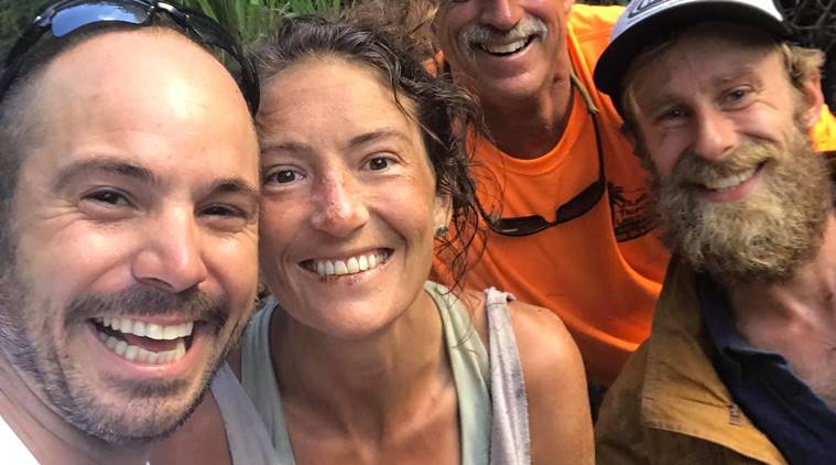amanda eller, hawaii hiker, hawaii hiker rescued, woman lost in hawaii rescued, hawaii forest, world news, indian express