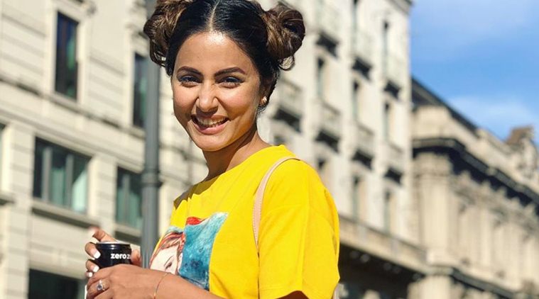 Hina Khan in Paris with Rocky Jaiswal