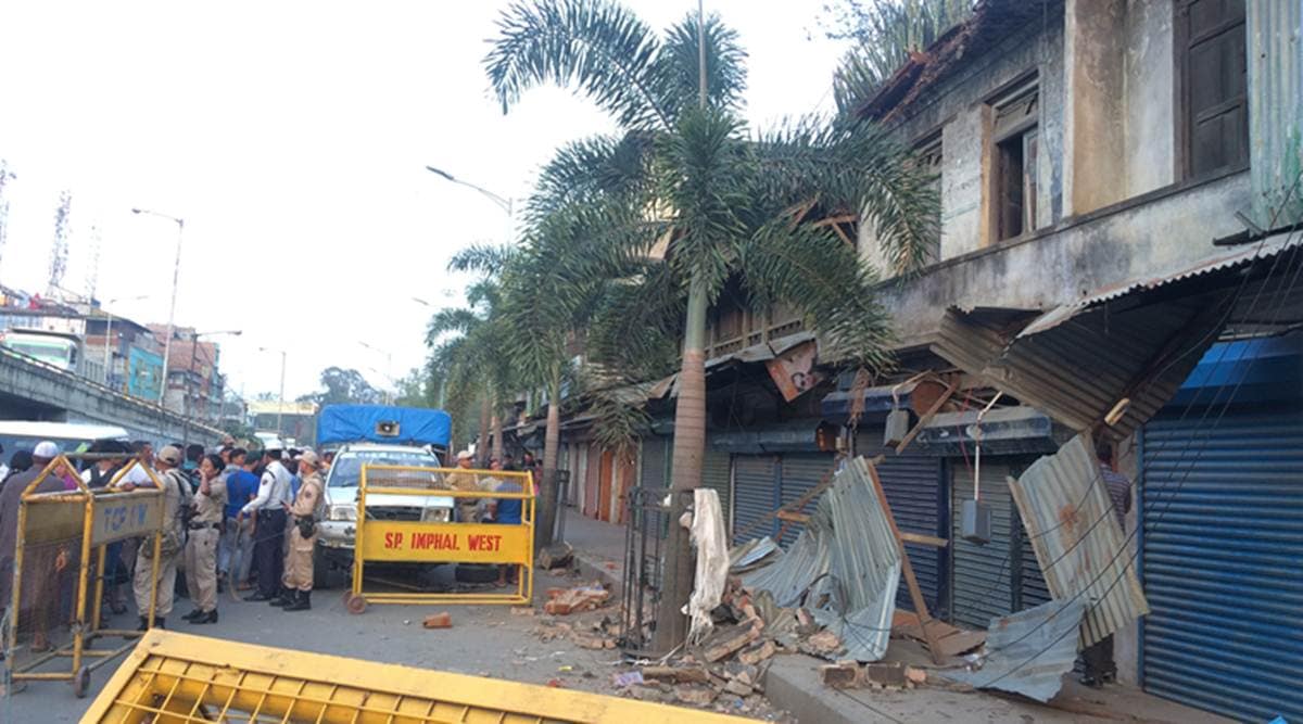 Manipur: One killed, three injured as portion of building collapses in ...