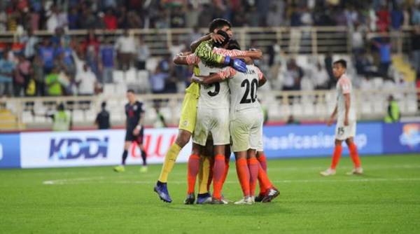 The Indian football team