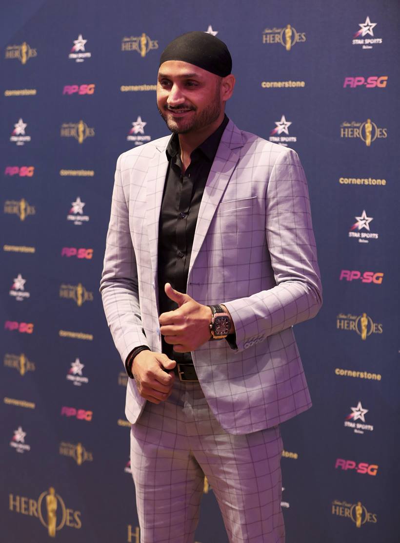 Cricketers and celebrities on the red carpet of Indian Cricket Heroes 2019 in London