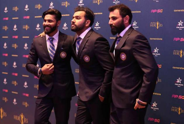 Cricketers and celebrities on the red carpet of Indian Cricket Heroes 2019 in London