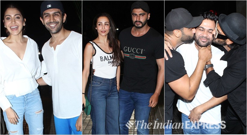 arjun malaika at india's most wanted screening anushka ranveer