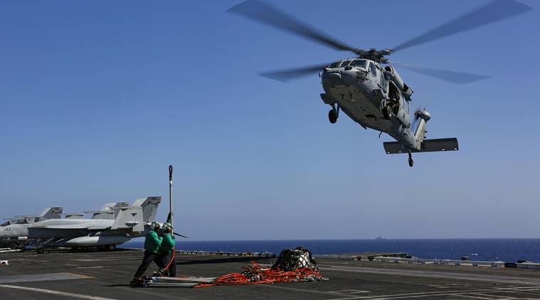 Iran, US Iran tensions, US Navy, Persian Gulf, Iraq war, Hassan Rouhani, Donald Trump, Iran nuclear deal, Iran sanctions, World news, Indian Express