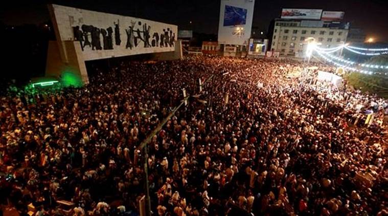 protests in iraq, iraq protests, us iran relations, US Iran tension, Middle East news, Baghdad