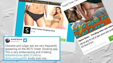 IRCTC, IRCTC reply, indian railways, IRCTC tweet, vulgar tweet, vulgar post, IRCTC vulgar ads, funny tweets, viral tweets, twitter reactions, indian express, indian express news