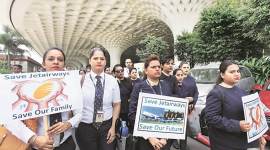 jet airways, jet airways grounded, jet airways crisis, jet airways employees, naresh goyal, vinay dubey, jet airways financial crisis, mumbai news, maharashtra news, indian express news