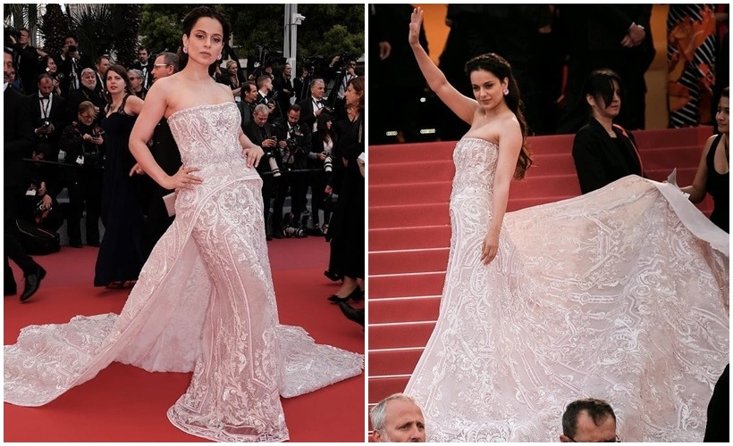 Kangana cannes red carpet