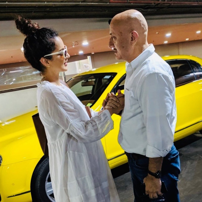 kangana ranaut with anupam kher