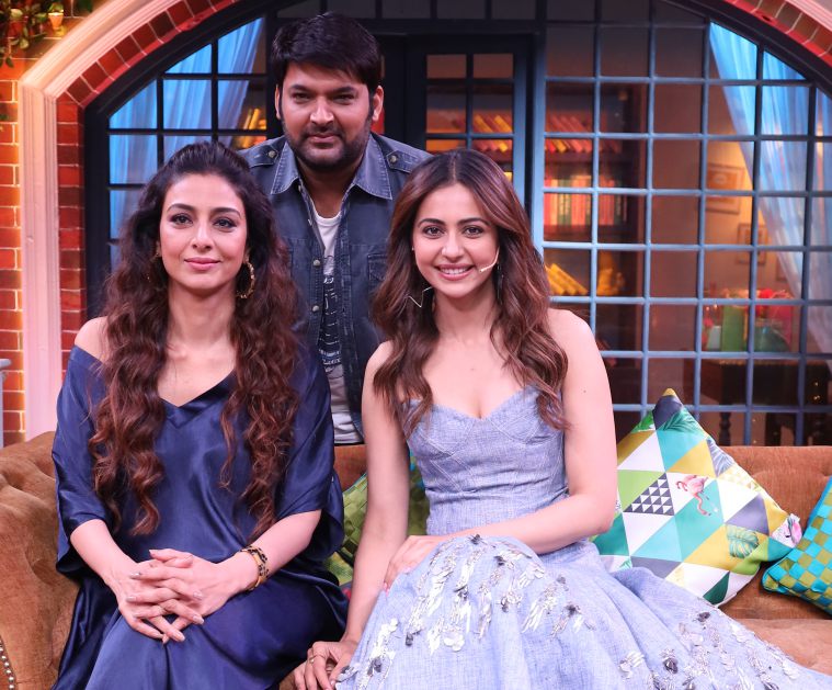 tabu, rakul preet singh on kapil sharma show