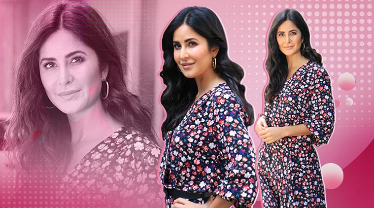 bharat, salman khan, katrina kaif, bharat promotions, katrina kaif photos, katrina kaif pics, katrina kaif pictures, katrina kaif style, katrina kaif dress, indian express, indian express news, indianexpressonline, floral dress Katrina, Katrina Kaif looks