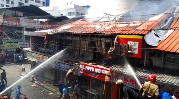 Major fire breaks out at Kochi's Broadway market, no casualties reported