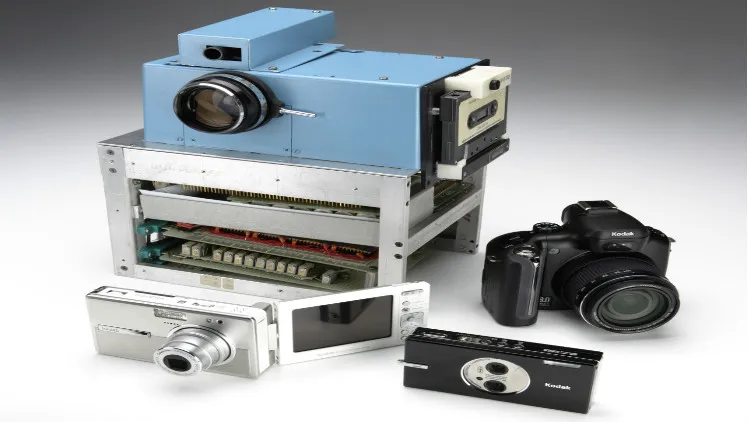 Timeline The Evolution Of Digital Cameras From Kodak S 1975 Digital Camera Prototype To The Iphone Technology News The Indian Express