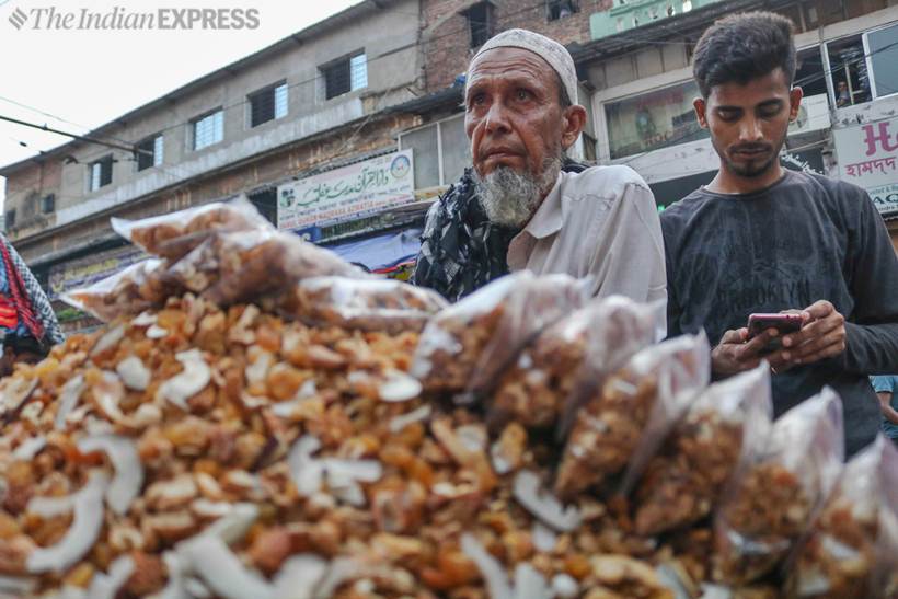 ramzan food, ramzan food photos, zakaria street, chitpur, kolkata ramzan photos, zakaria street photos, nakhoda masjid, kolkata news, indian express