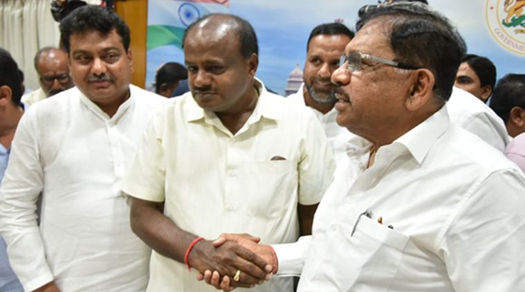 Congress-JD(S) coalition, Karnataka government, hd kumaraswamy government, karnataka lok sabha election results, Karnataka assembly elections, lok sabha elections bjp, india news