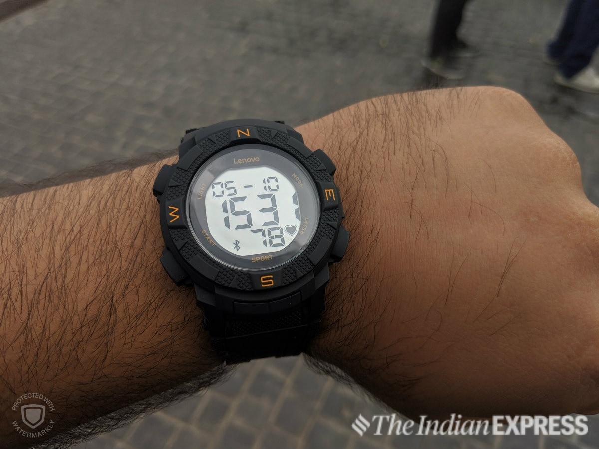 Lenovo Ego smartwatch review Number of good features but needs polishing Technology News The Indian Express