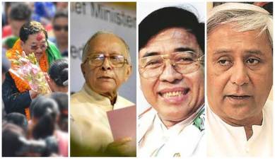 Naveen Patnaik takes oath for fifth time; but he's not India's longest serving chief minister yet