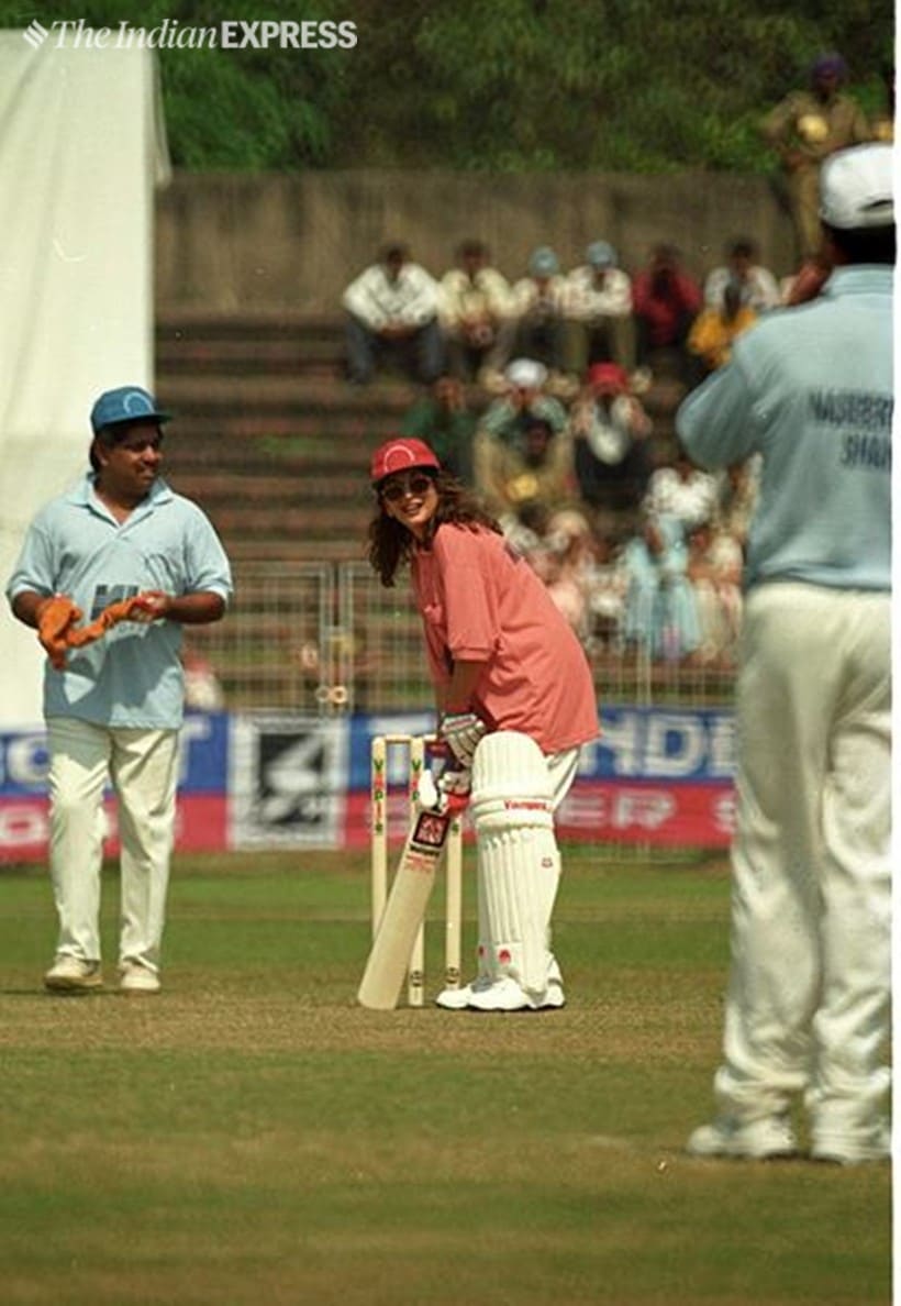 madhuri dixit cricket