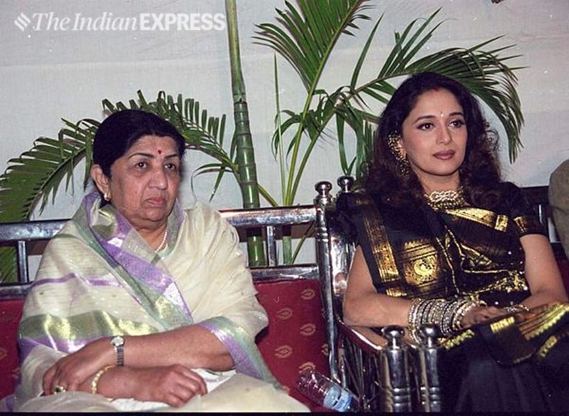 madhuri dixit lata mangeshkar