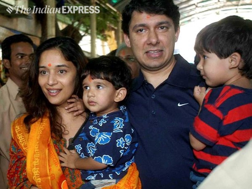 madhuri dixit family husband sriram nene