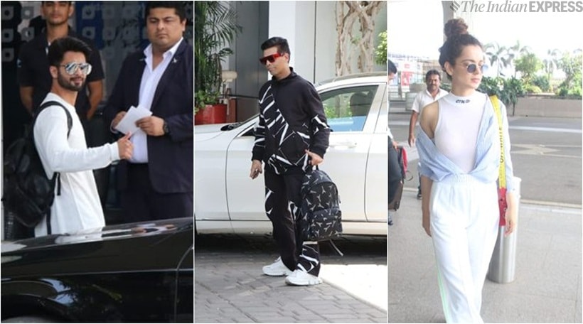 karan johar, shahid kapoor, kangana ranaut heads for prime minister narendra modi swearing-in ceremony