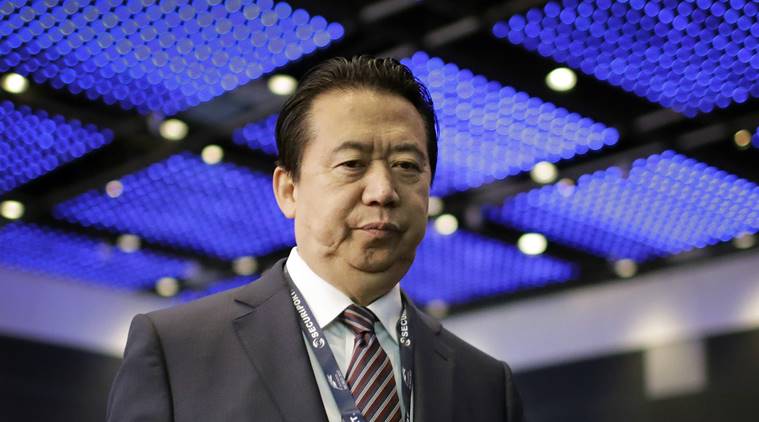 Interpol, China Interpol, Meng Hongwei, Meng Hongwei Interpol, China Interpol president bribe, Meng Hongwei bribery case, World news, Indian Express
