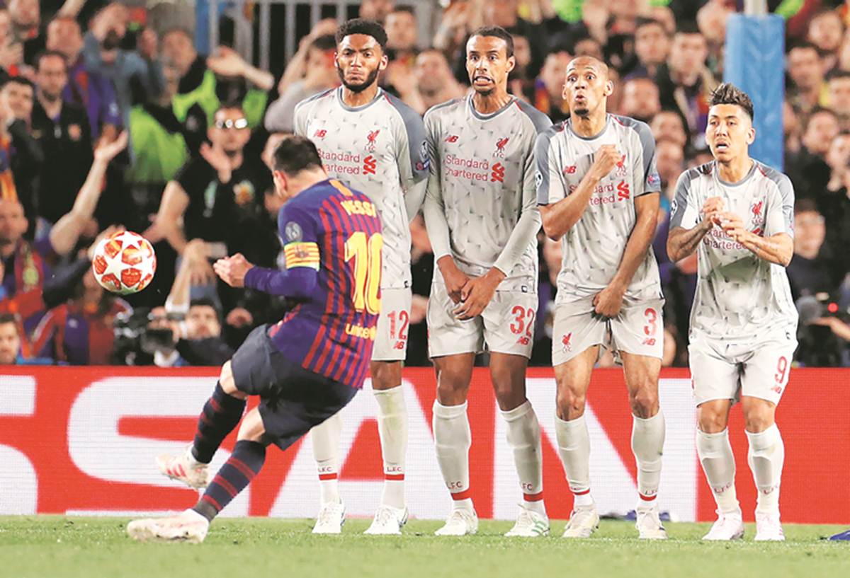 Anatomy Of Lionel Messi S 35 Yard Free Kick Against Liverpool Explained News The Indian Express