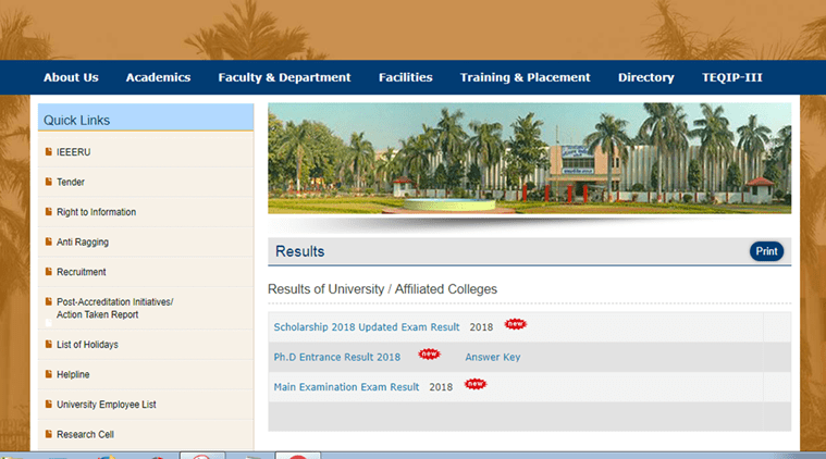 MJPRU UG PG results 2019, indiaresults.com, www.mjpru.ac.in