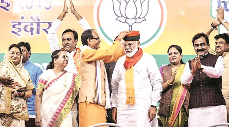narendra modi, prime minister narendra modi, pm modi, modi in madhya pradesh, modi in khandwa, bjp, bharatiya janata party, Shopian encounter, pulwama attack, pragya thakur, congress, lok sabha elections 2019, lok sabha polls 2019, elections news, Indian Express