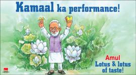 election result, election results 2019, narendra modi, lok sabha elections 2019, 2019 general election results, amul cartoon, amul cartoon modi, election result amul cartoon, latest amul topical, indian express