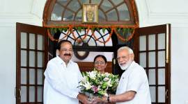 narendra modi, narendra modi meets venkaiah naidu, modi meets vice president, lok sabha elections, lok sabha elections 2019, election news
