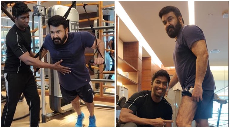 Mohanlal gym photos and videos
