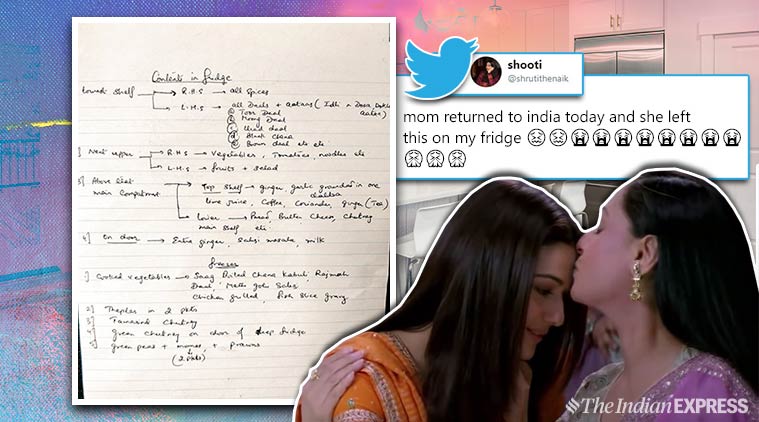 Moms Suggestion Note For Her Daughters Fridge Has Desi Fans Emotional Trending News The 