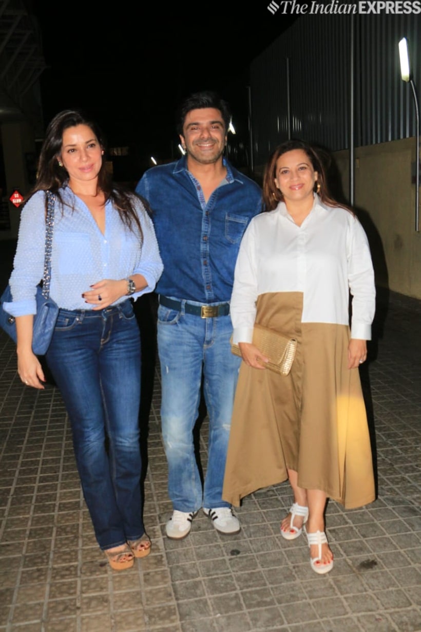 sameer soni and neelam at student of the year 2 screening