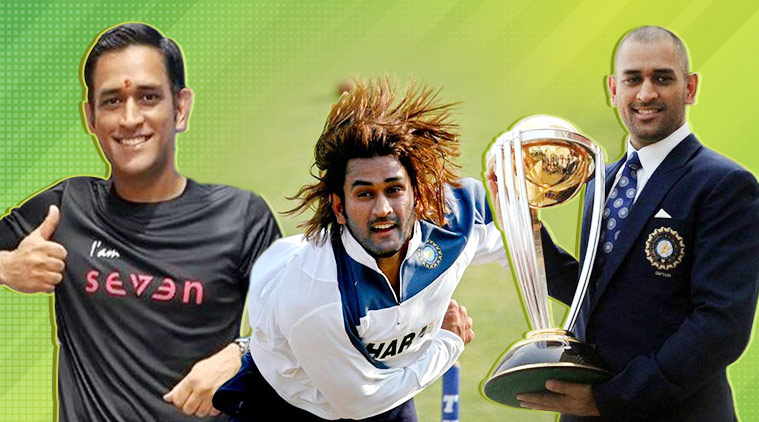 MS Dhoni Different Hairstyles From 2007 To 2023