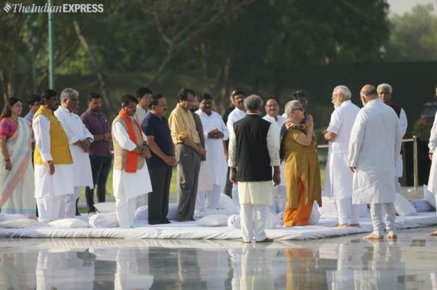 narendra modi swearing-in ceremony at rashtrapati bhavan today latest news