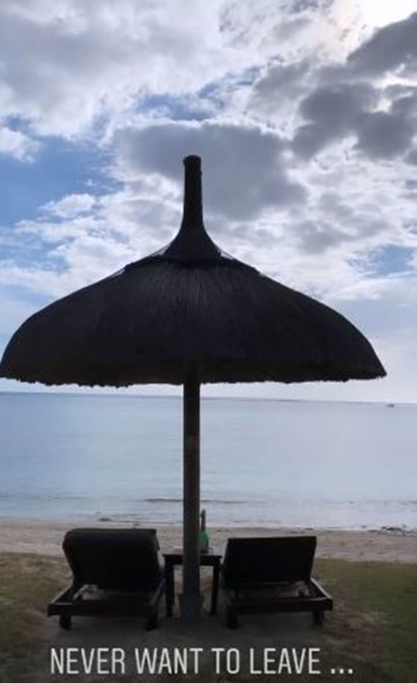 Neha Dhupia vacation location