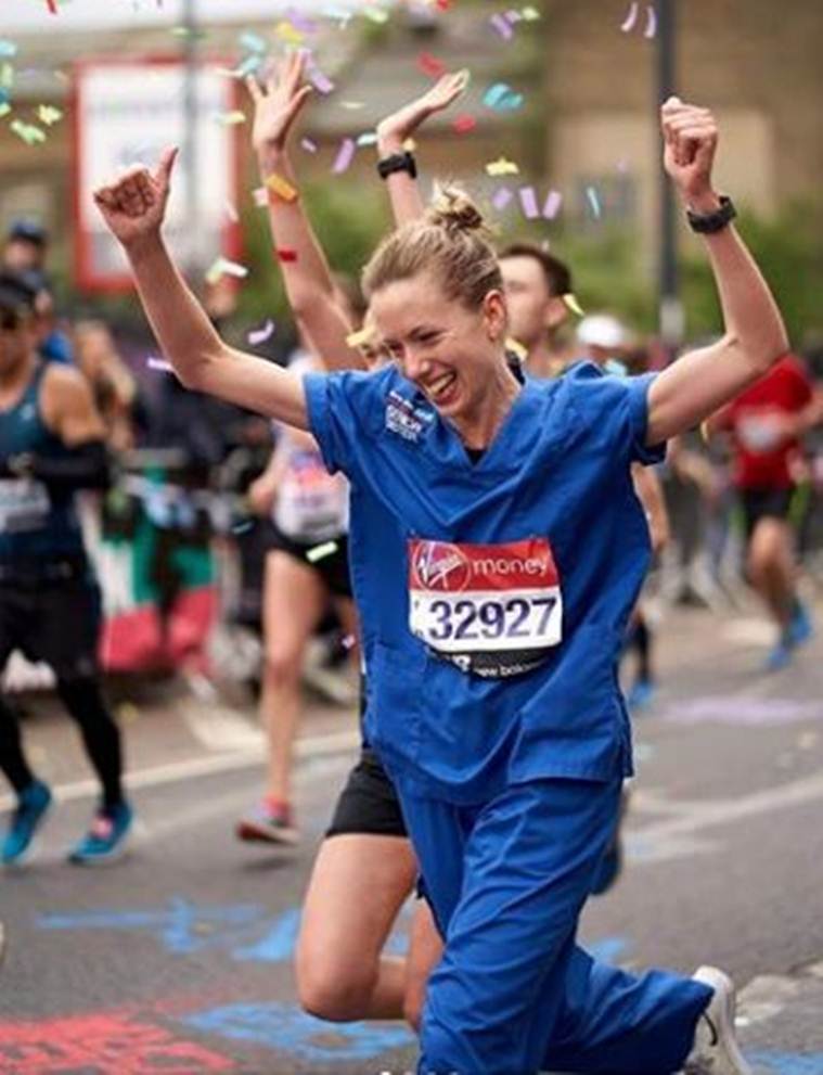 Nurse’s London Marathon record is rejected because she didn’t wear a dress