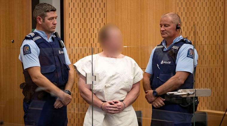 new zealand shooting, christchurch shooting, christchurch shooter, christchurch shooter court, court hearing christchurch shooter, christchurch attack, christchurch attack news, christchurch mosque attack, Brenton Tarrant, Brenton Tarrant manifesto, world news, indian express