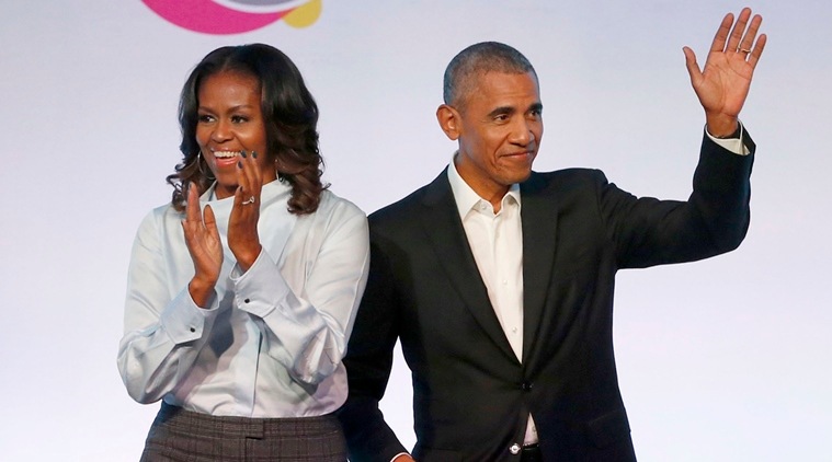 Barack and Michelle Obama sign deal to produce podcasts for Spotify