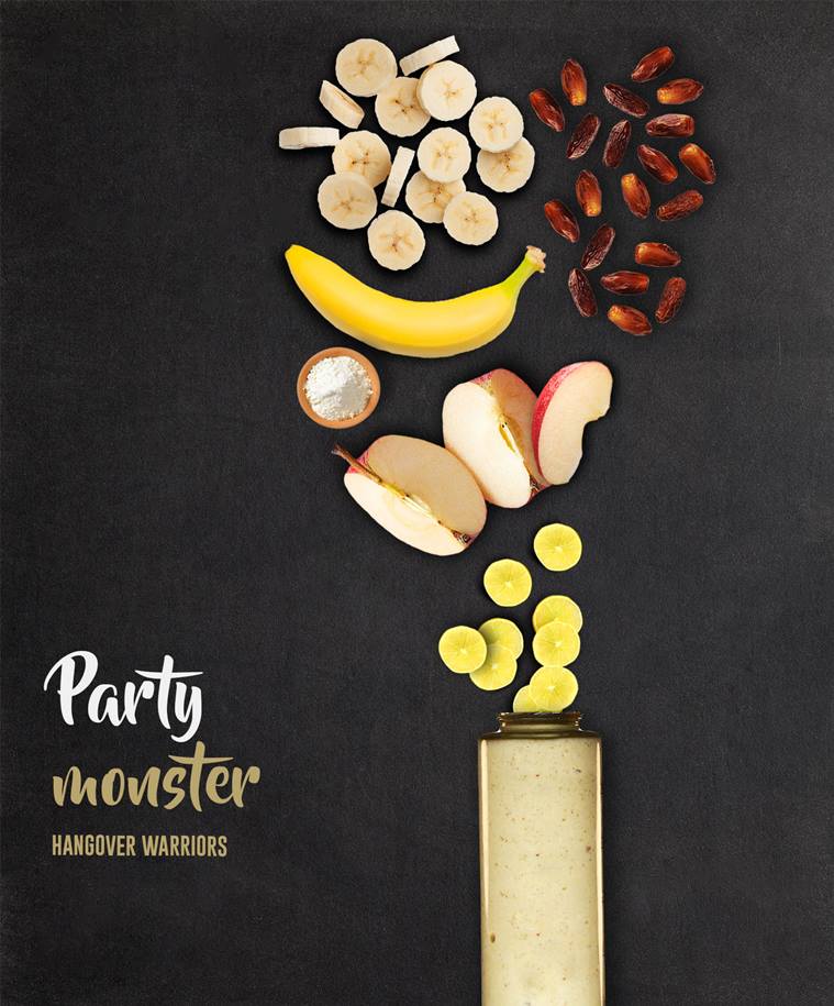 smoothie, hangover smoothie, indian express, smoothie recipe